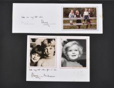 A collection of five Christmas cards from Prince Edward, Duke of Kent and Katharine, Duchess of Kent
