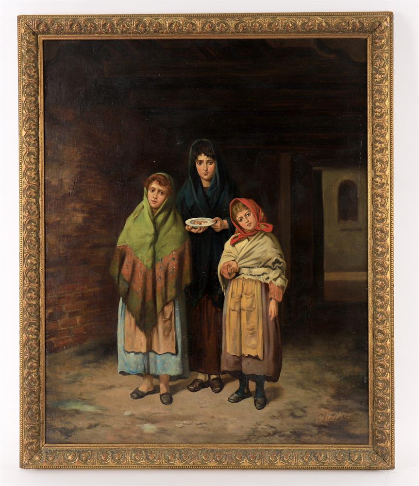 Livio Molino (19th/20th century), Money for the poor - Image 2 of 4