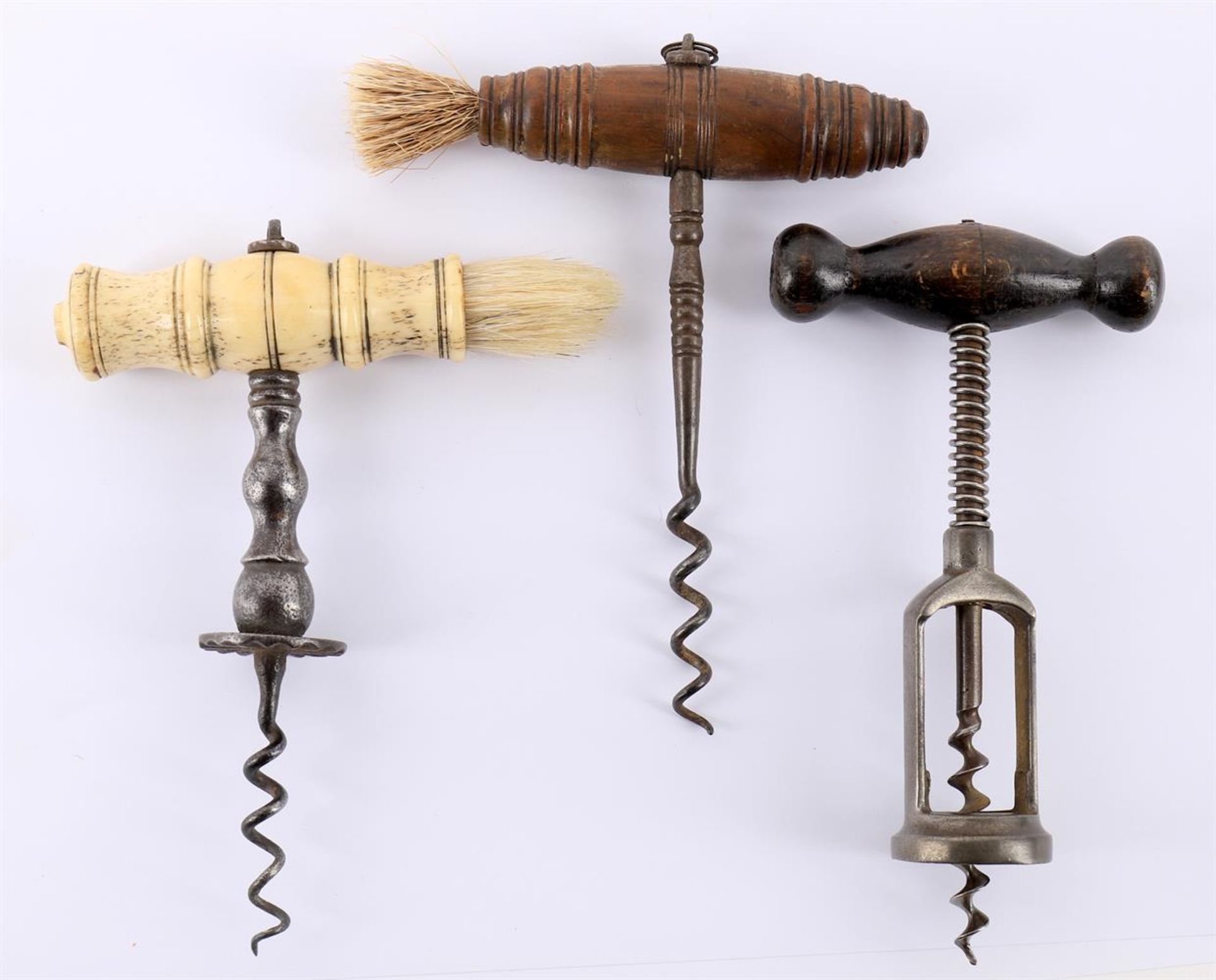 Corkscrews to include an English 19th Century Henshall type corkscrew - Image 2 of 2