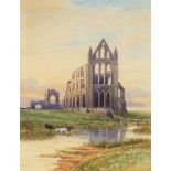 Robert Ernest Roe (British 1851-1930), Bennets Abbey, Norfolk; Old Ruin, Whitby (2)