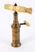An early 19th century King's pattern corkscrew