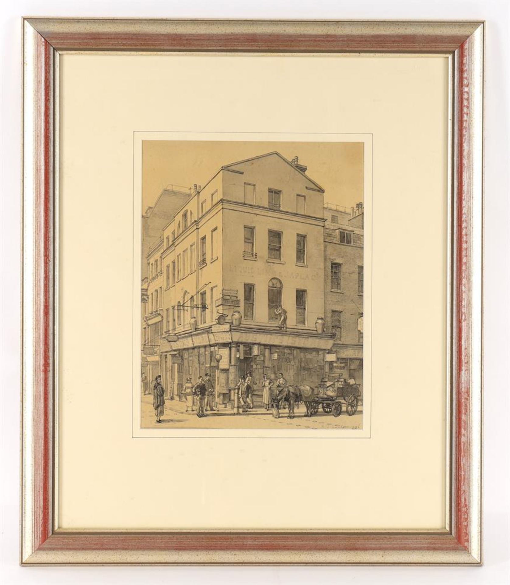 Randolph Schwabe (British 1885-1948), 'The Corner of Brewer Street' - Image 2 of 4