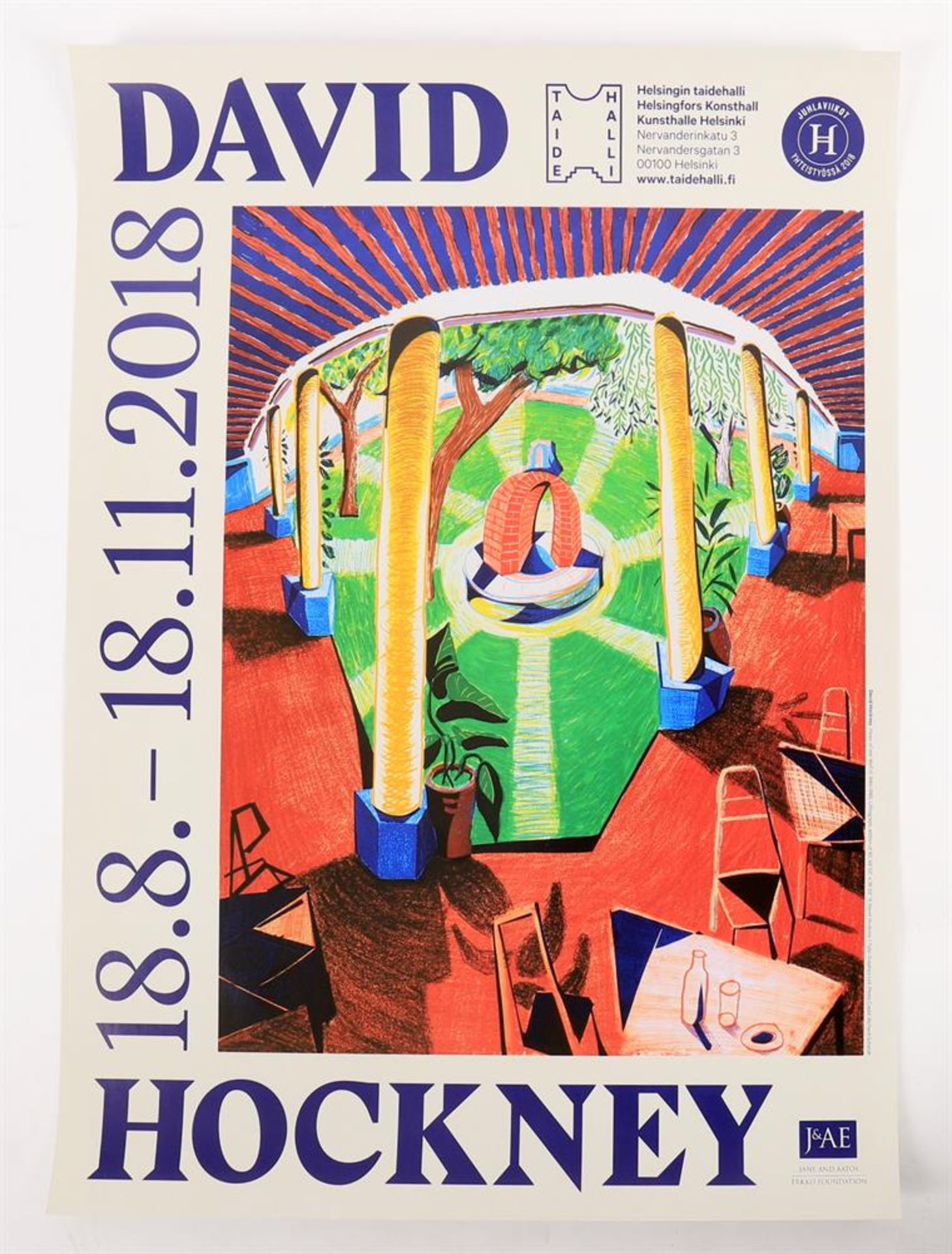 After David Hockney, Kunsthalle Helsinki Exhibition Poster - Image 2 of 3