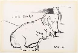 After David Hockney, Little Boodge