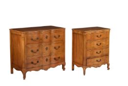 Ralph Widdicombe for John Widdicombe- two chestnut chests of drawers