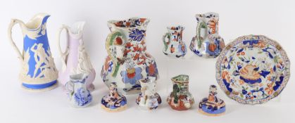 Victorian ceramics to include a Masons Hydra jug