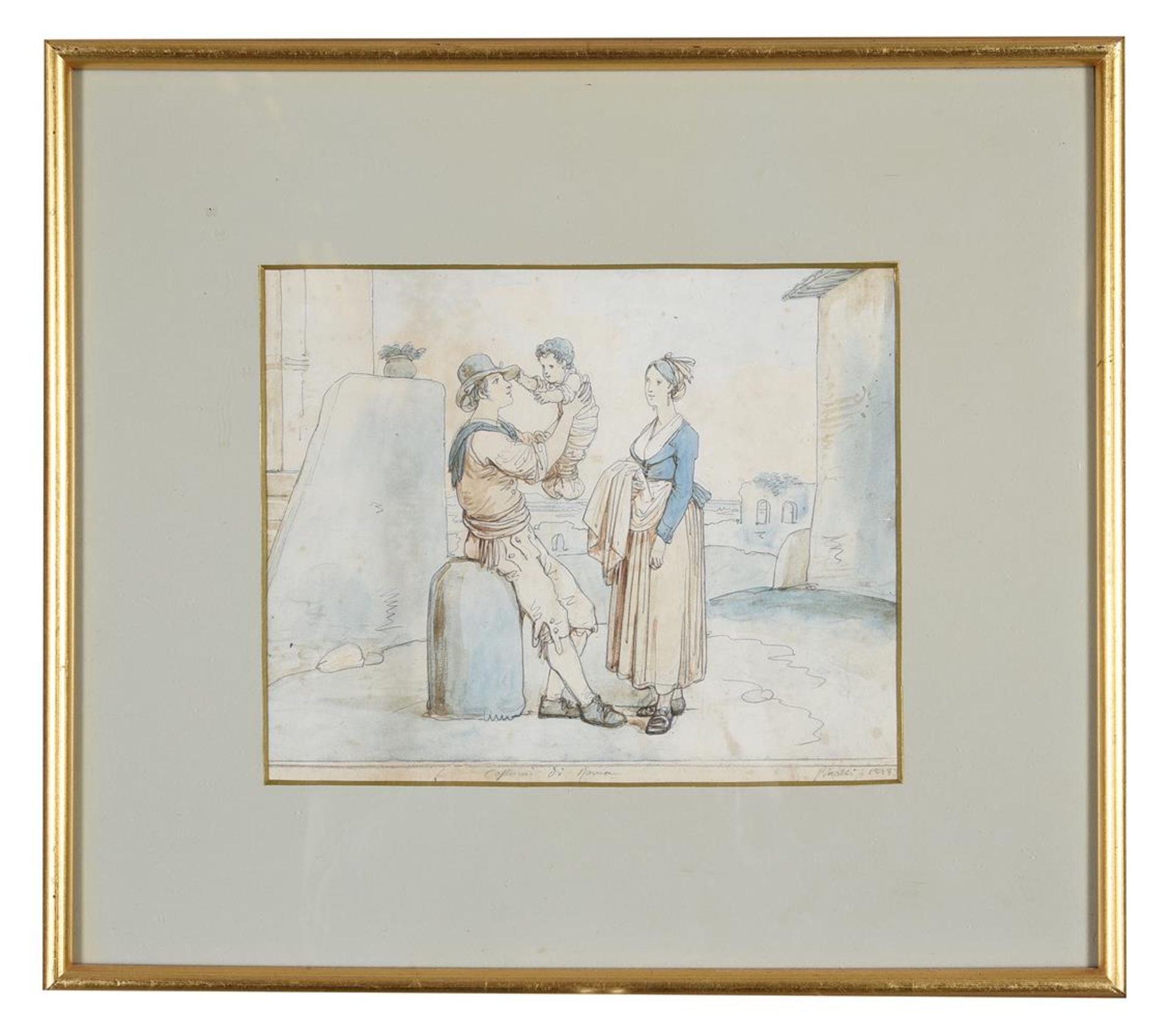 Bartolomeo Pinelli (Italian 1781-1835), Twelve depictions of Italian peasant life - Bild 16 aus 25