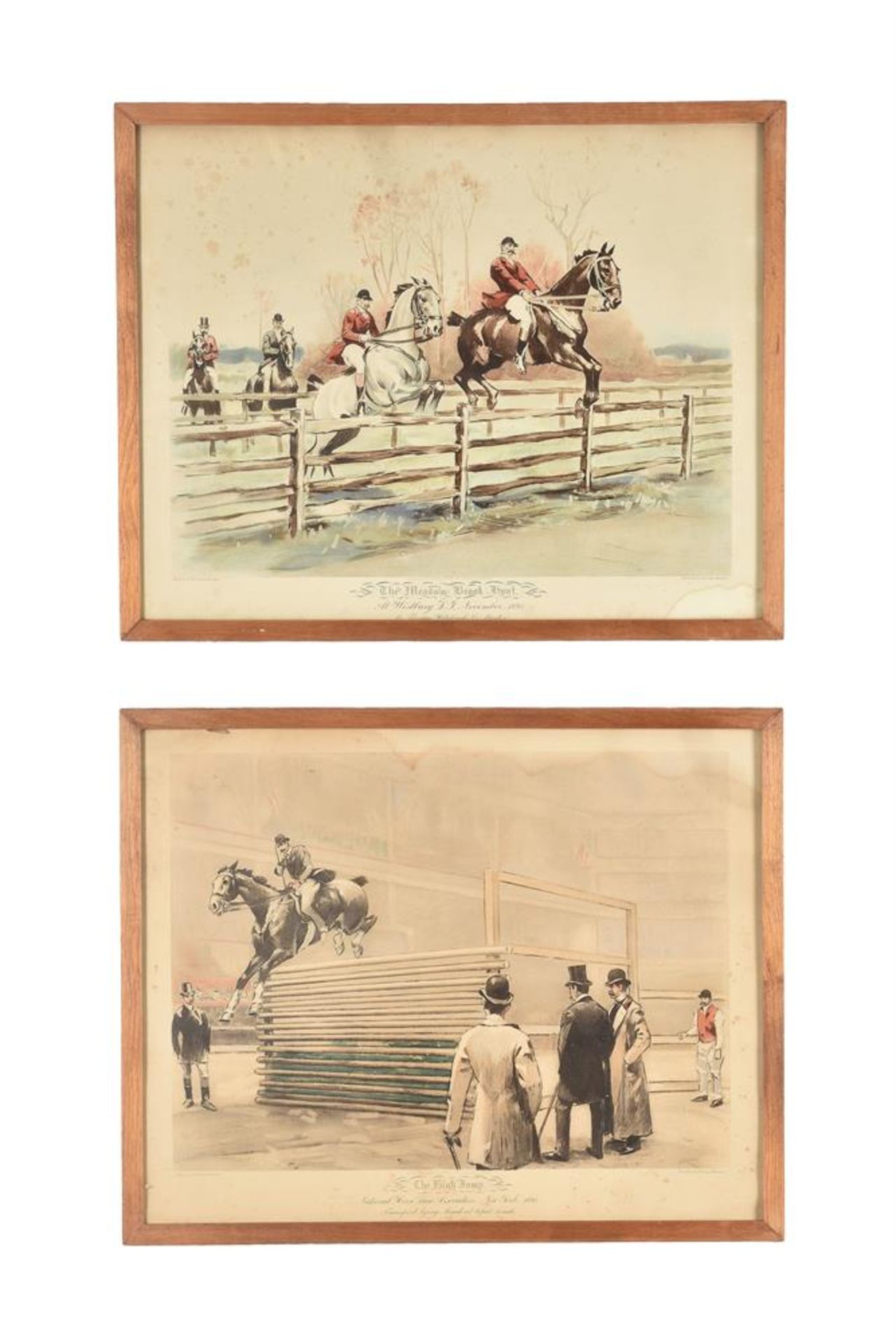 After William Sullivant Vanderbilt Allen (American 1860-1931), A set of six racing prints - Bild 3 aus 3