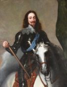 Circle of Sir Anthony van Dyck (Flemish 1599-1641), Charles I on horseback