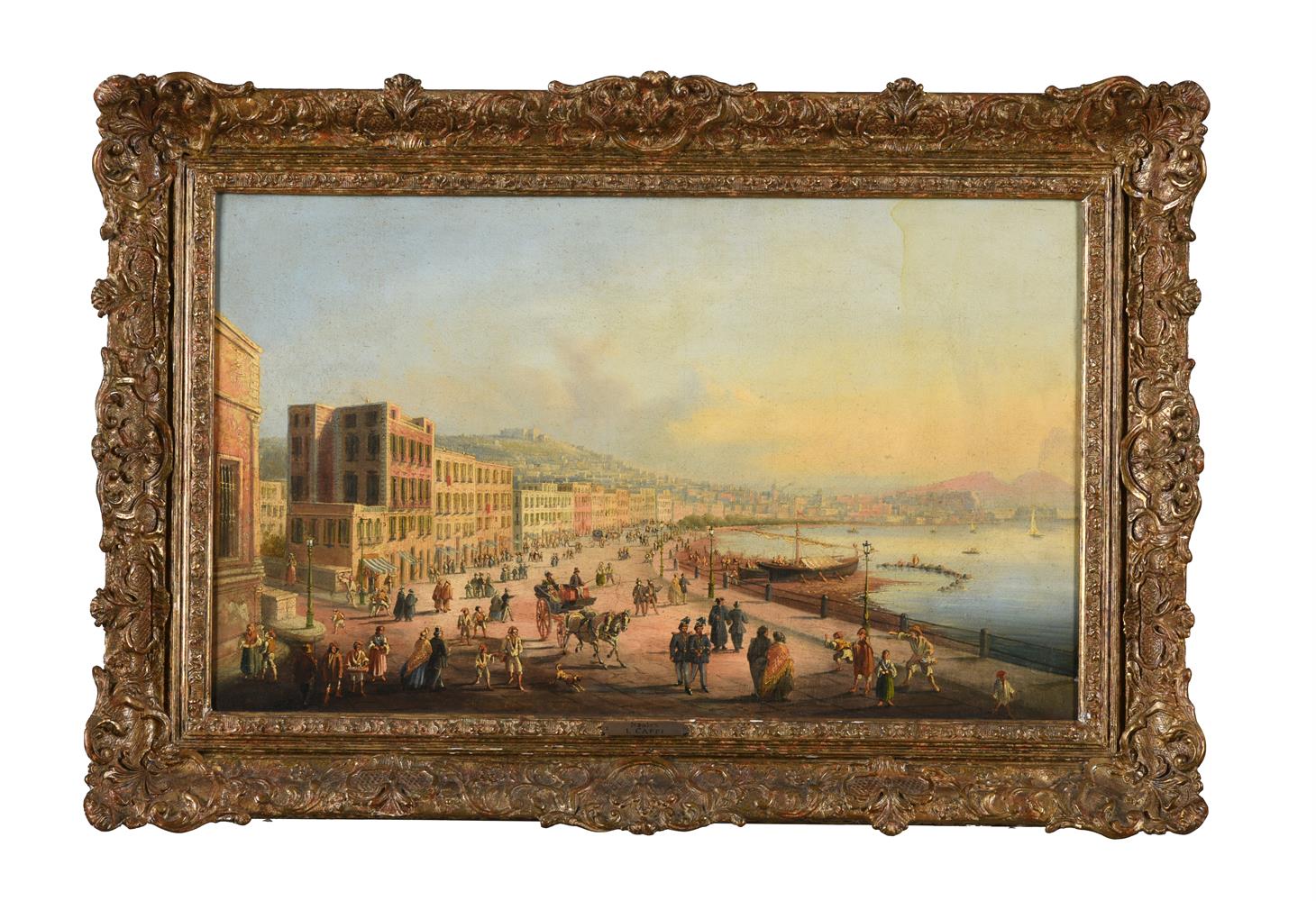 Circle of Ippolito Caffi (Italian 1809-1866), Two views of Naples (2) - Image 5 of 6