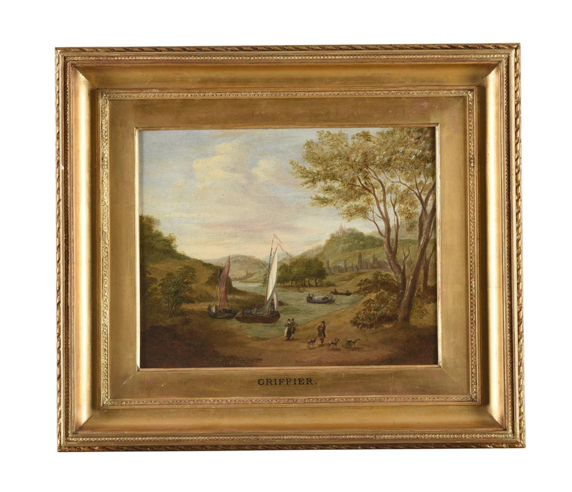 Follower of Jan Griffier the Younger, Boats on a shore - Bild 2 aus 3