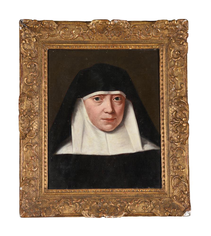 Follower of Philippe de Champaigne, Portrait of a nun - Image 2 of 4