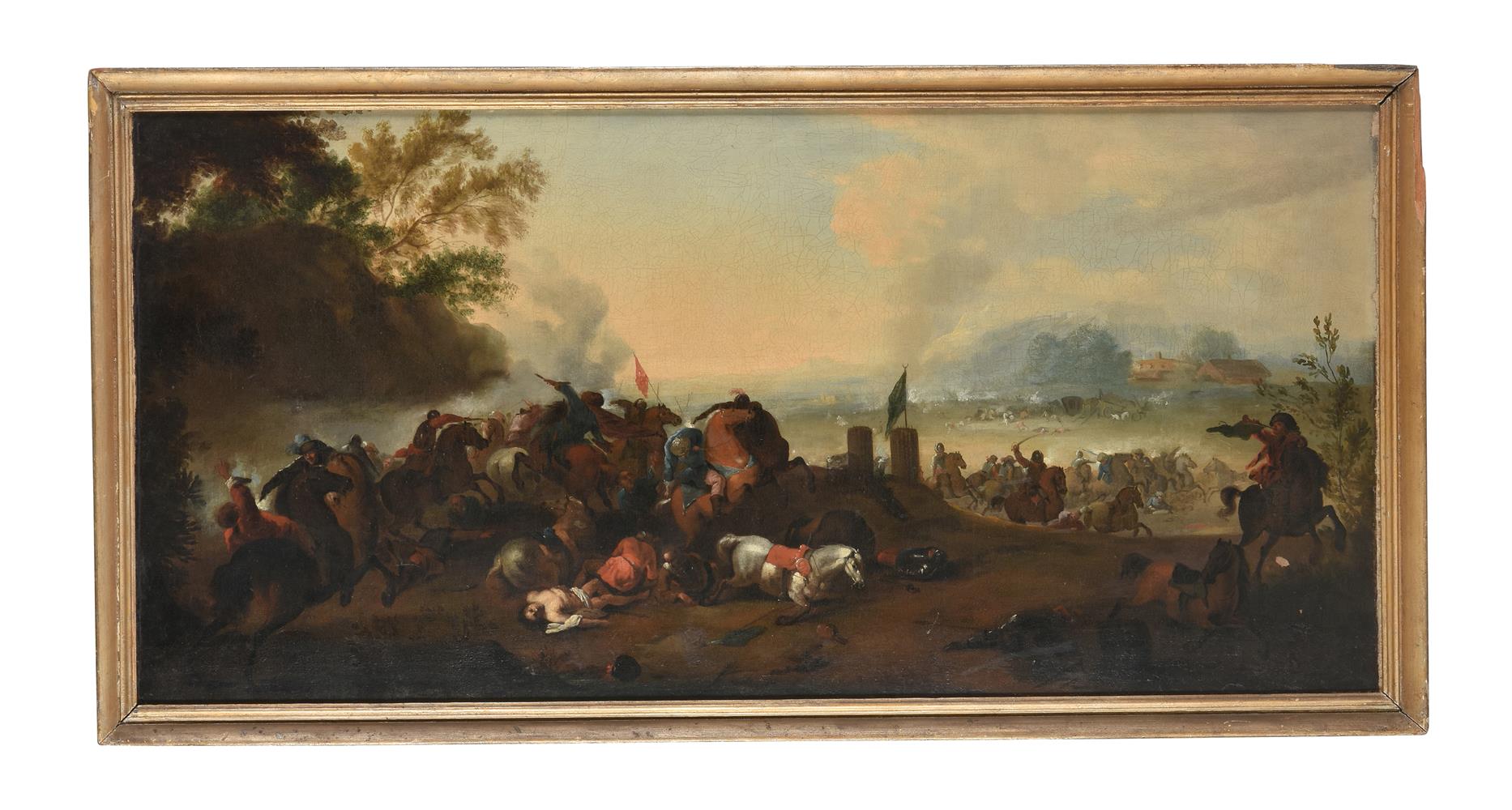 Dutch School (17th Century), A cavalry skirmish - Image 2 of 3