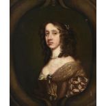 Attributed to Mary Beale (British 1633-1699), Portrait of a lady wearing a brown dress