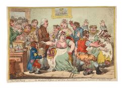 † James Gillray (British 1756-1815), The Cow-Pock -or- the Wonderful Effects of the New Inoculation!