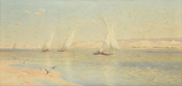 Robert George Talbot Kelly (British 1861-1934), North wind on the Upper Nile