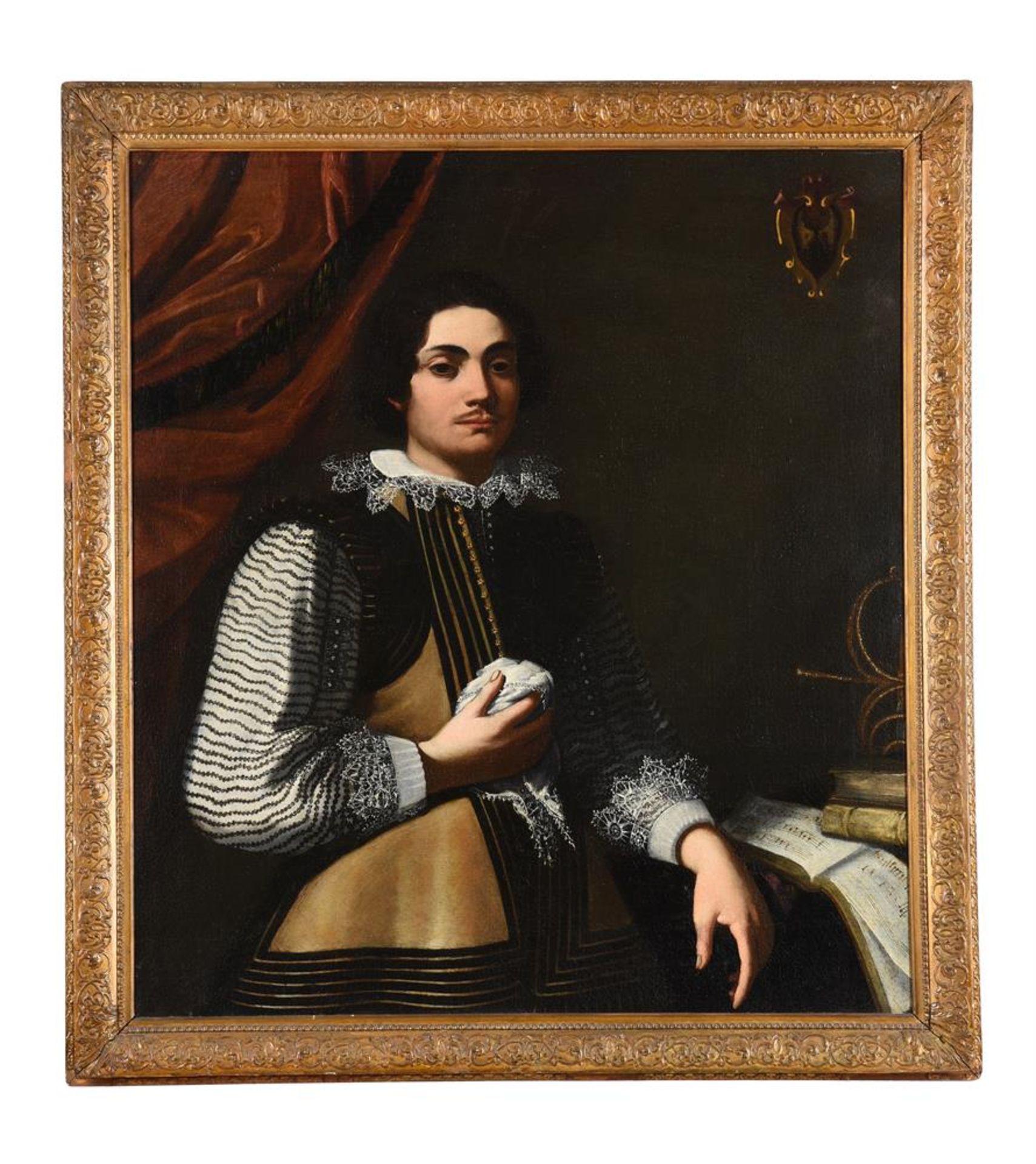 Attributed to Antiveduto Grammatica (Italian 1571-1626), Portrait of Girolamo Frescobaldi