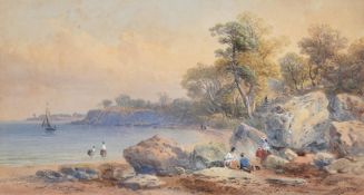 William Gray Senior (British fl. 1835-1883), Three views of the Isle of Wight (3)
