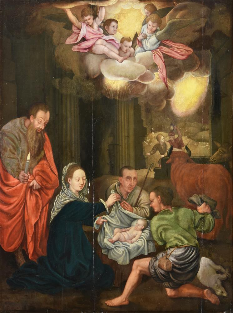 After Hendrick Goltzius, The Adoration of the Shepherds - Image 2 of 4