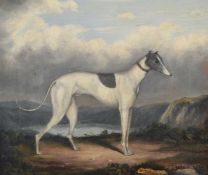 Henry Bernard Chalon (1770-1849), A greyhound in a landscape