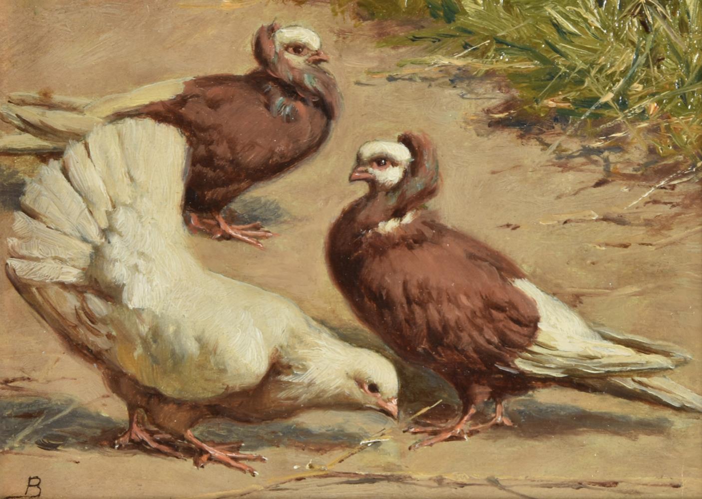 William Baptiste Baird (American 1847-1899), Farmyard friends, a set of seven (7) - Image 6 of 14