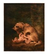 After Jacques Laurent Agasse, Romulus, Remus and their Nursemaid