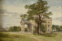 James B. Dalziel (British 1851-1908), County house in a landscape