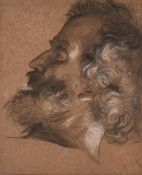 George Frederic Watts (British 1817-1904), The head of a man