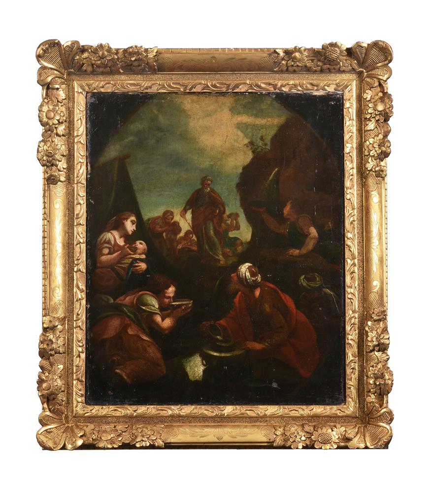 Italian School (late 17th/18th century), Moses striking water - Image 2 of 3