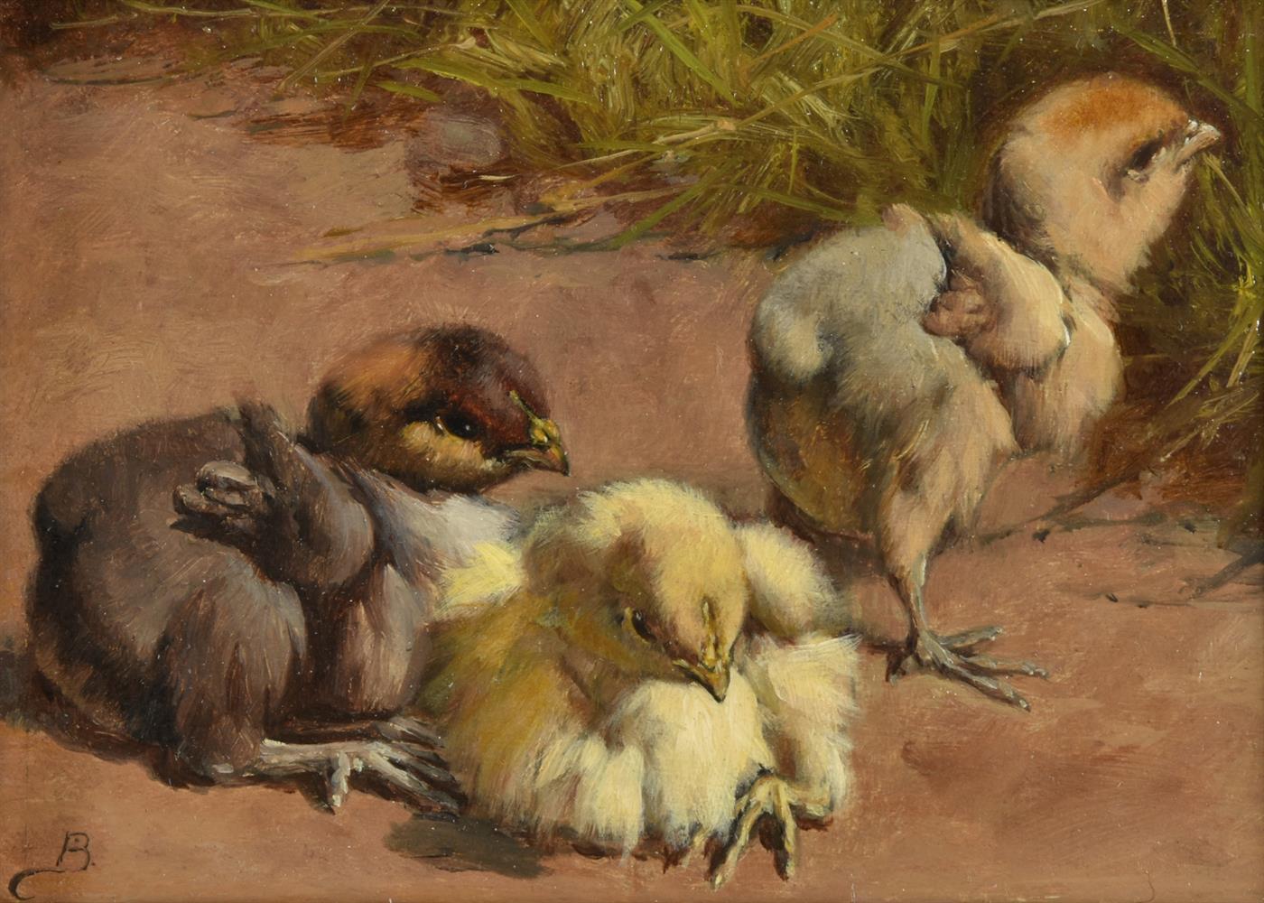 William Baptiste Baird (American 1847-1899), Farmyard friends, a set of seven (7) - Image 4 of 14