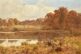 Edward Wilkins Waite (British 1854-1924), A Silent Pool - Autumn