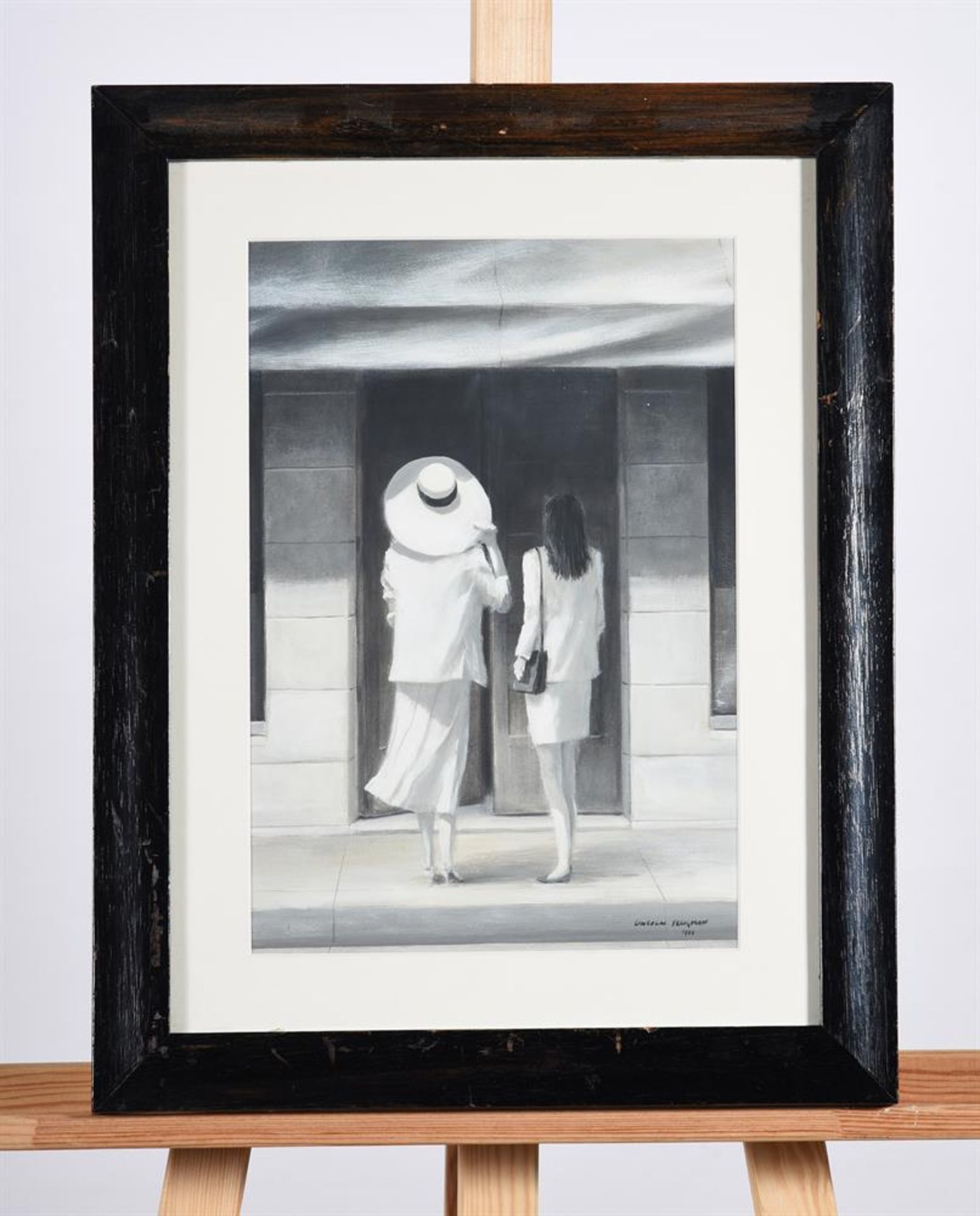 λ Lincoln Seligman (British b.1950), Two Ladies Looking in a Window - Image 2 of 2