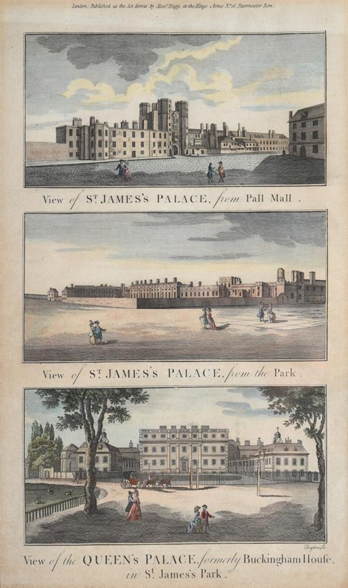John Sturt (British 1658-1730), after Robert Inglish, The Royal palace of St. James - Image 3 of 10