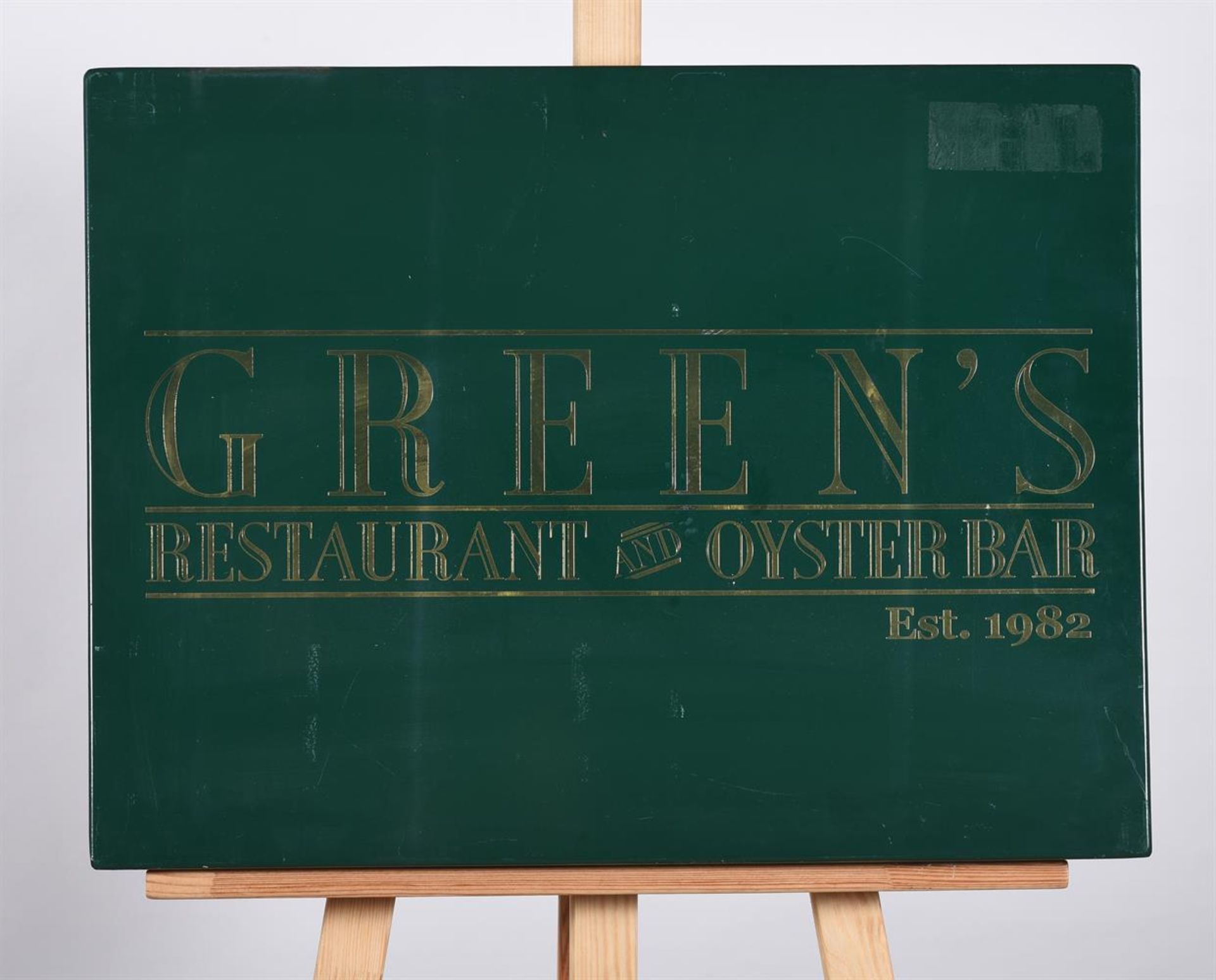 Green's Restaurant sign - Image 2 of 2