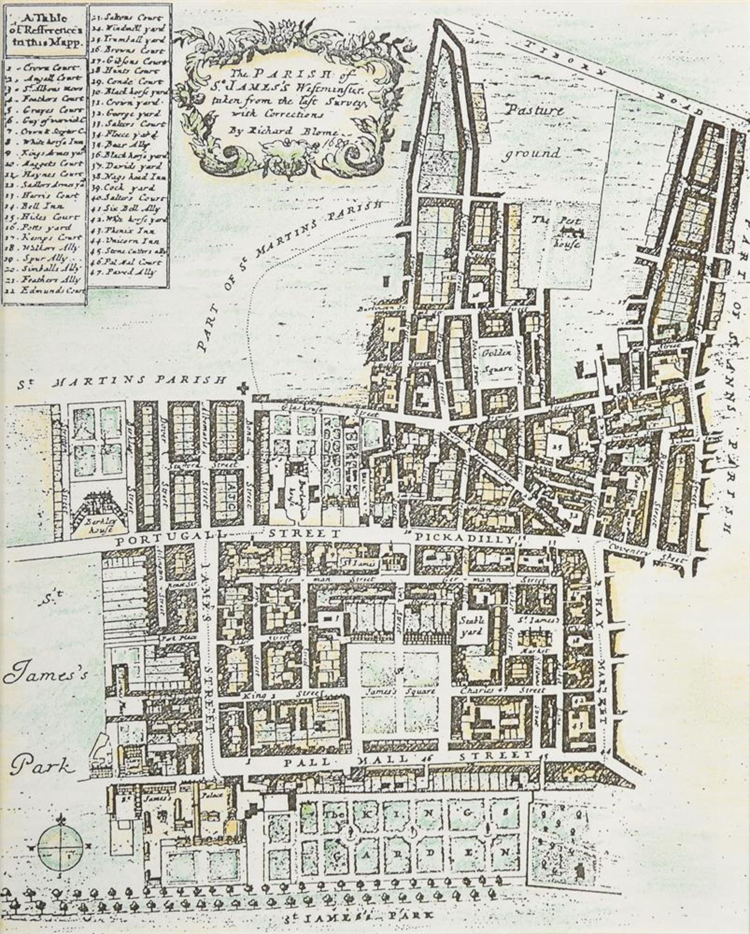 John Sturt (British 1658-1730), after Robert Inglish, The Royal palace of St. James - Image 5 of 10