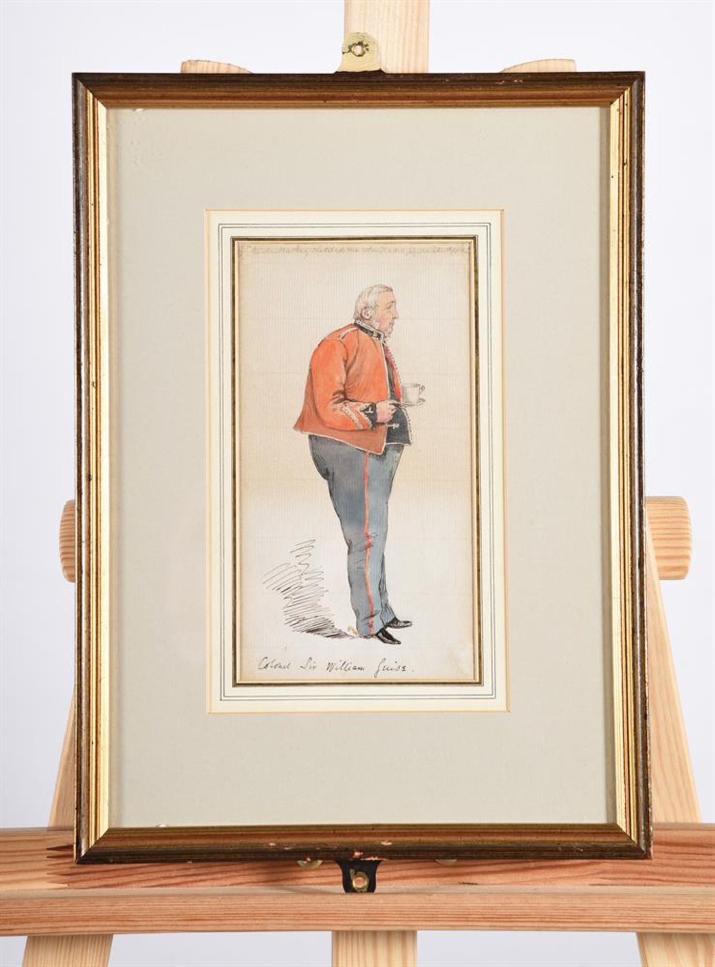Lionel Grimston Fawkes (British 1849-1931), Portrait of Colonel Sir William Guise - Bild 4 aus 4