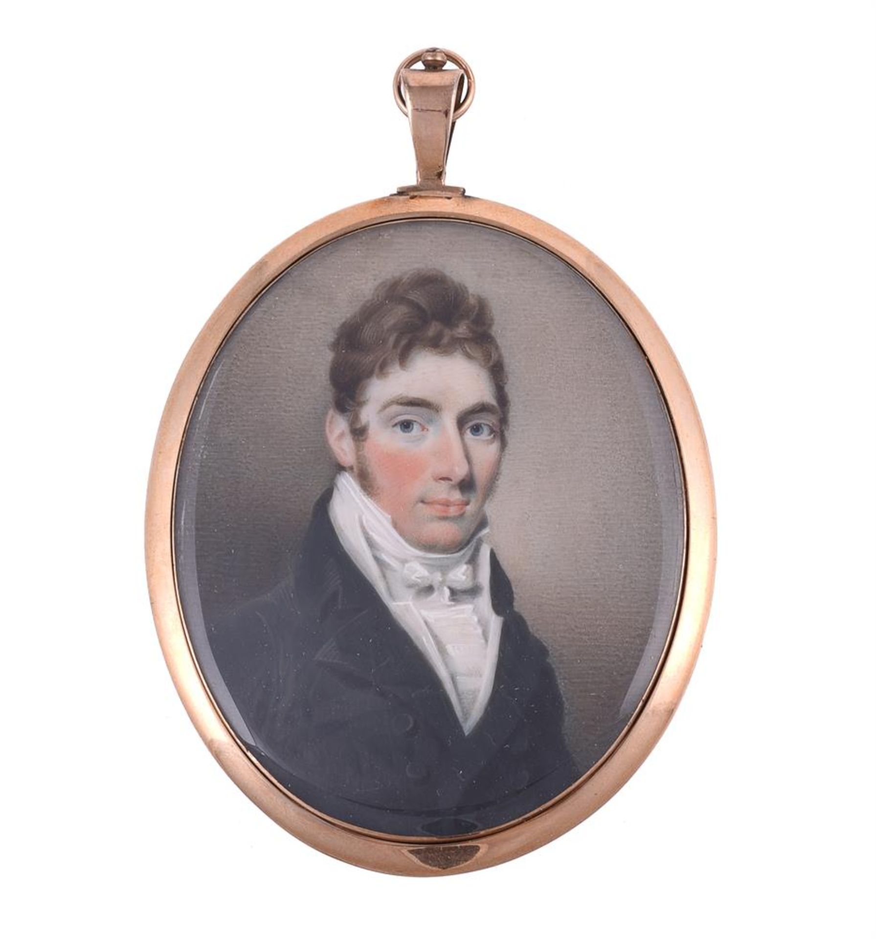 Y George Chinnery (British 1774 - 1852), A gentleman, wearing blue coat