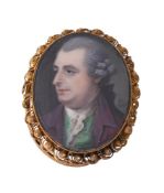 Y Attributed to Samuel Collins (British 1735-1768), A gentleman wearing mauve coat