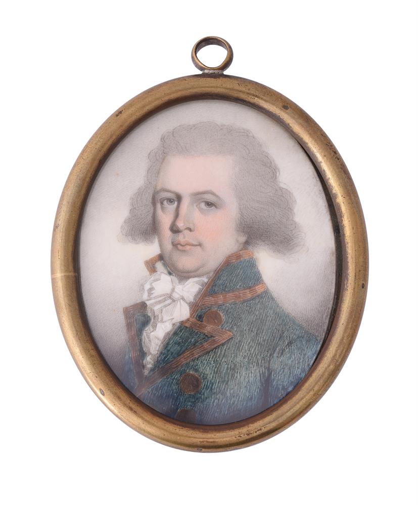 Y English School (18th century), A gentleman, wearing green coat