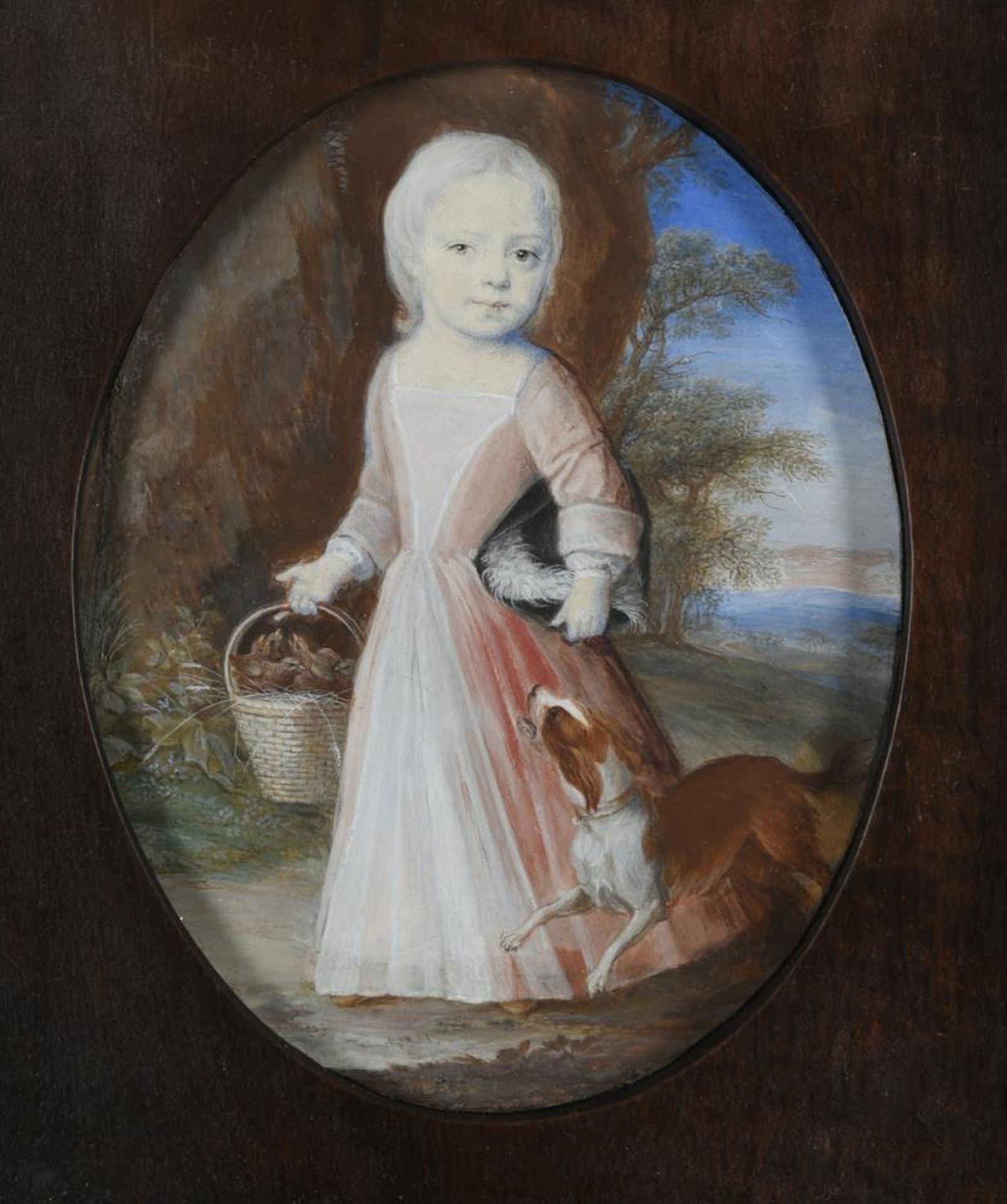 Catharina da Costa (British 1679 - 1756), Portrait of a child holding a basket of chicks - Bild 2 aus 3