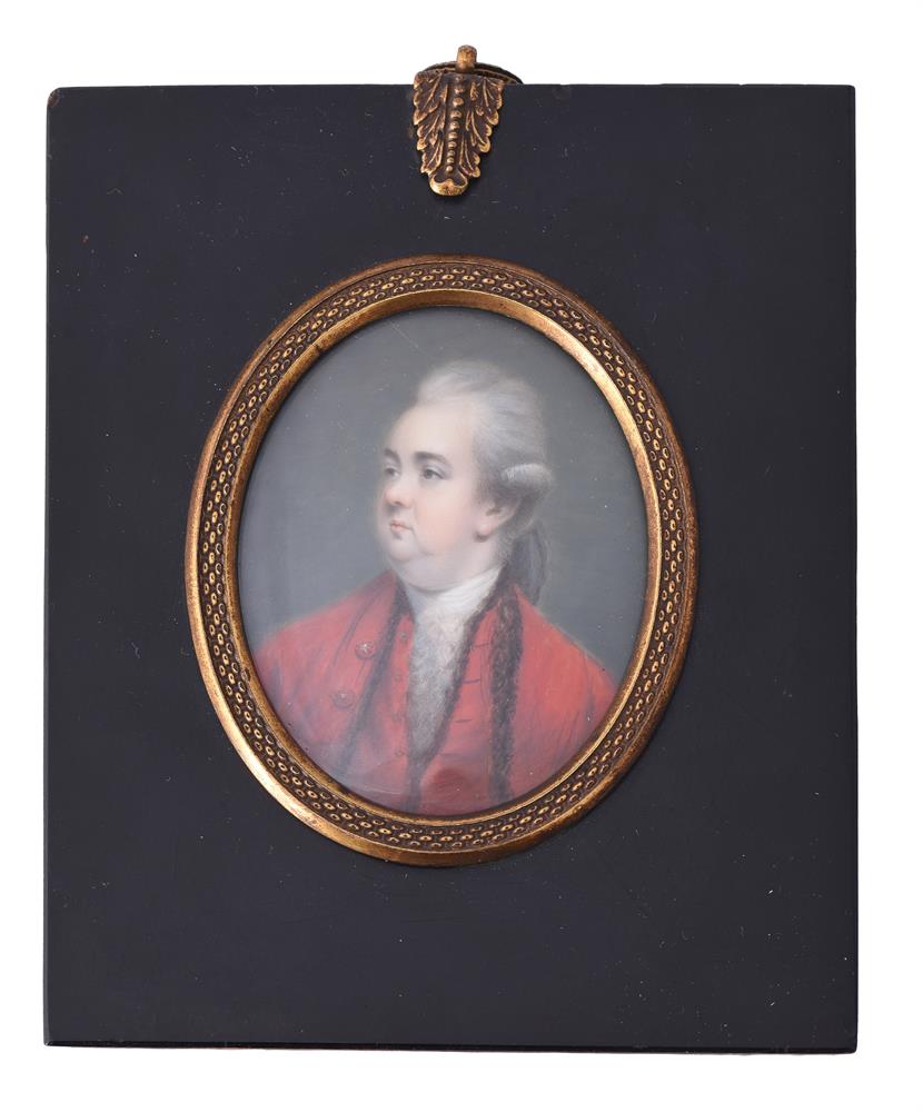 Y After Joshua Reynolds, Edward Gibbon, wearing red coat