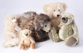 FOUR BEARS AND A SHEEPSKIN SHEEP