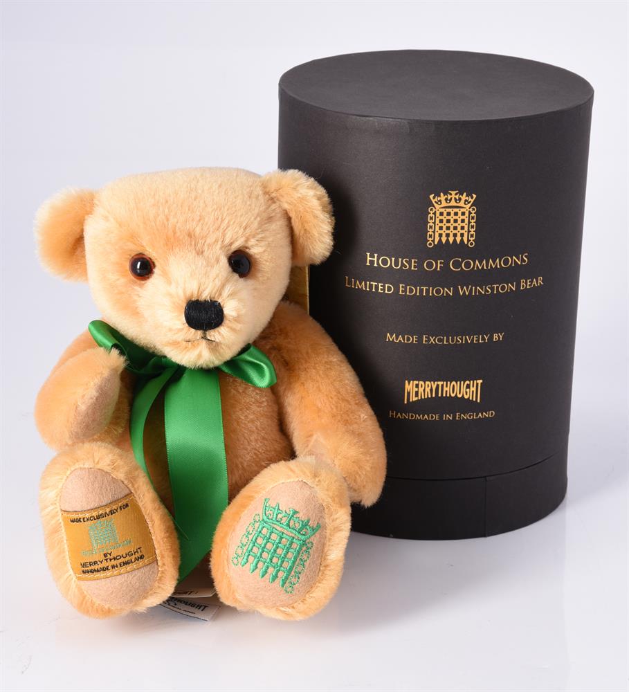 MERRYTHOUGHT, HOUSE OF COMMONS LIMITED EDITION WINSTON BEAR, 101/200 - Bild 3 aus 3