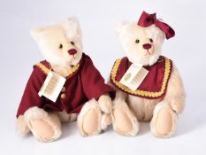 COTSWOLD BEARS, EDWARDIAN COLLECTION, TWO BEARS