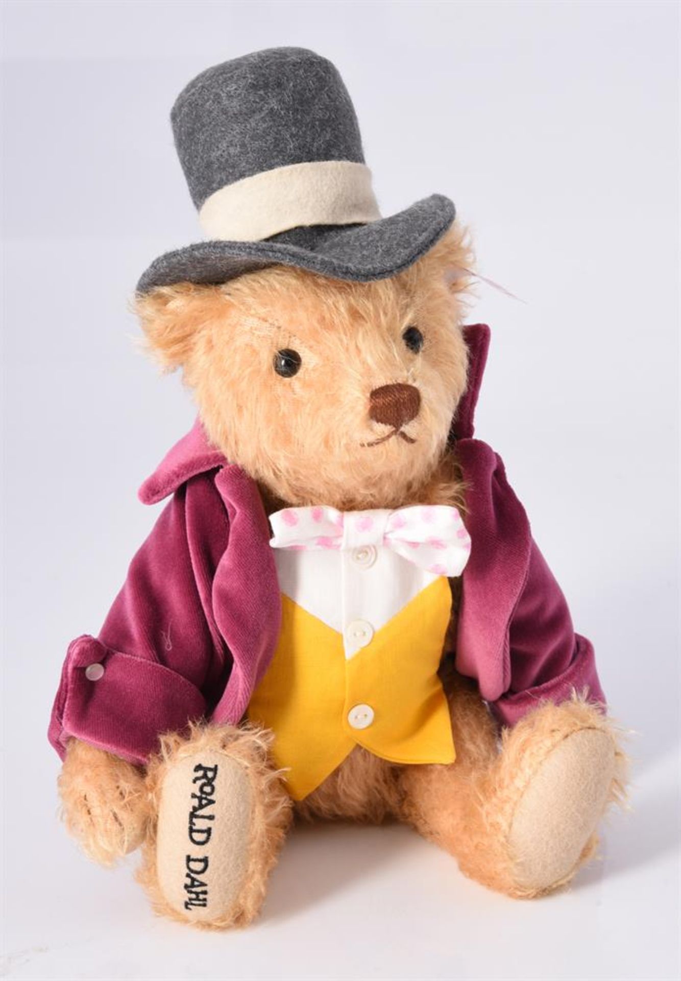 STEIFF, WILLY WONKA TEDDY BEAR, 1019, CIRCA 2016