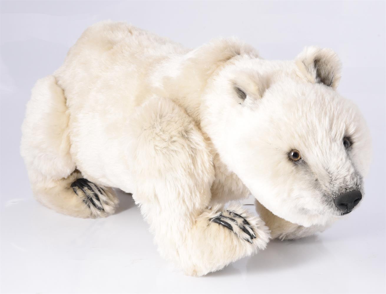 WICKENDEN BEARS, BY SANDRA WICKENDEN, ONE OF A KIND PIECE, POLAR BEAR, CIRCA 2001