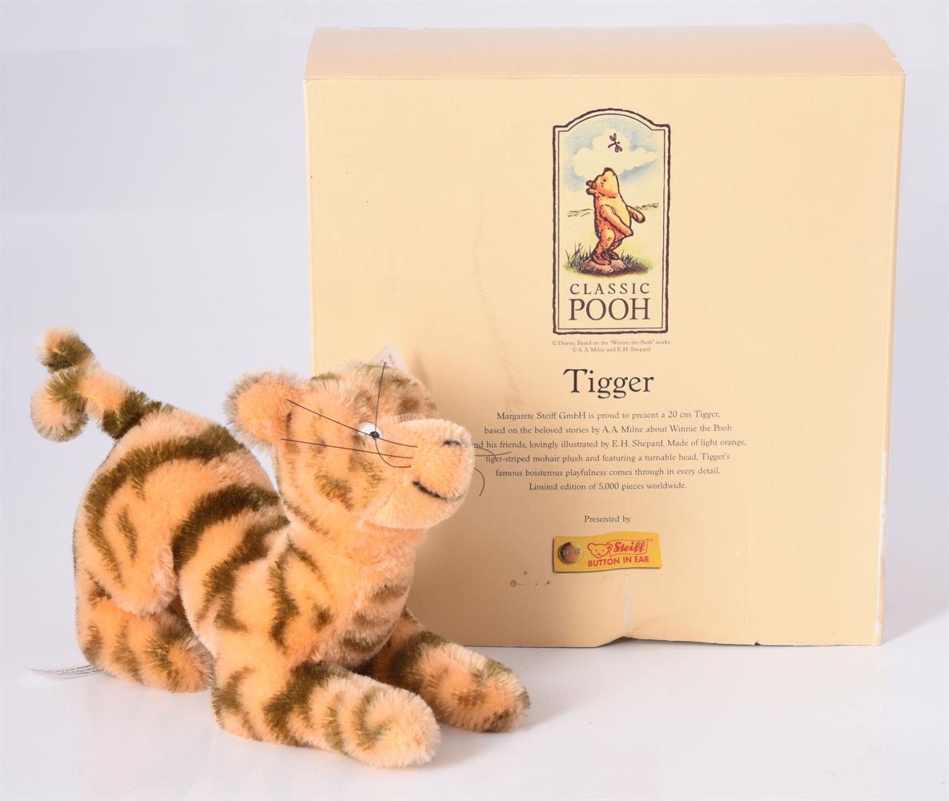STEIFF, TIGGER, 04798, CLASSIC POOH COLLECTION, CIRCA 2000 - Image 3 of 3