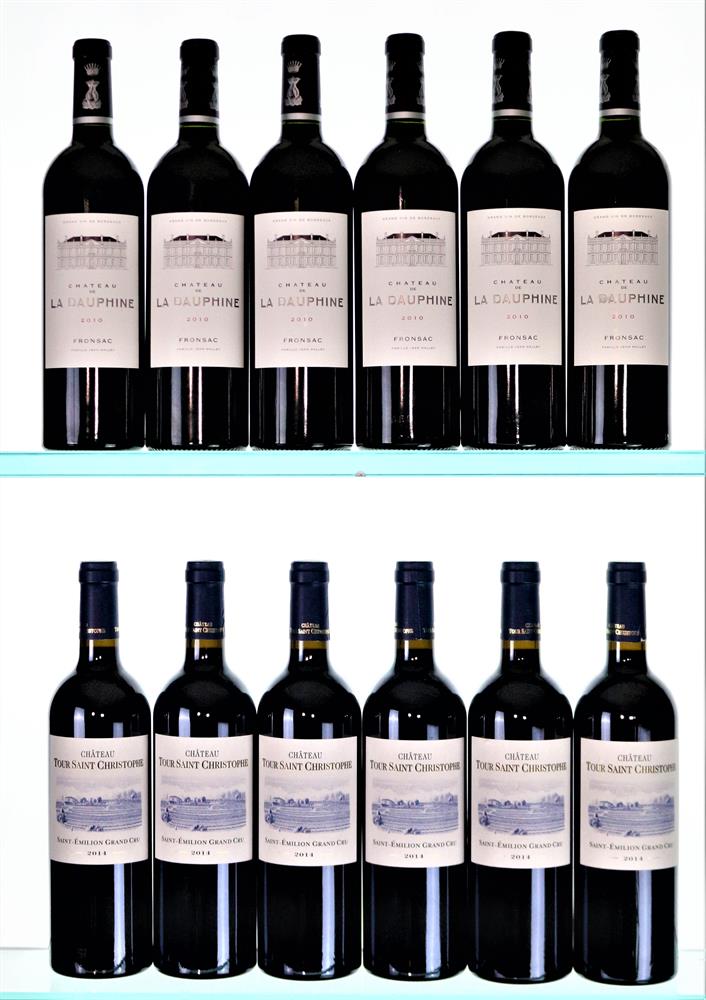 2010 Chateau La Dauphine/2014 Chateau Tour de St Christophe