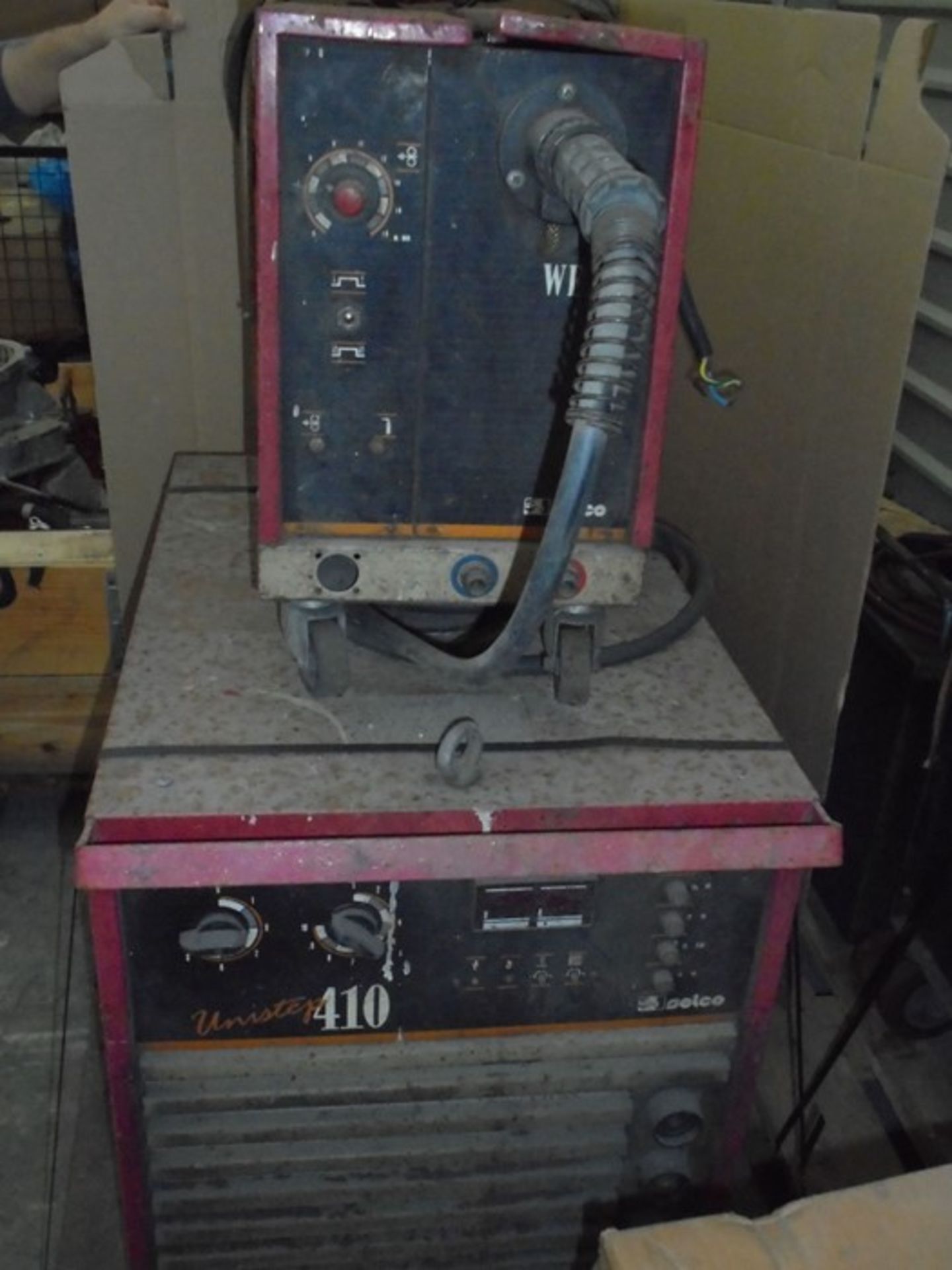 Seico 410 MIG welder with WF100 feeder, 3 phase. - Image 2 of 4