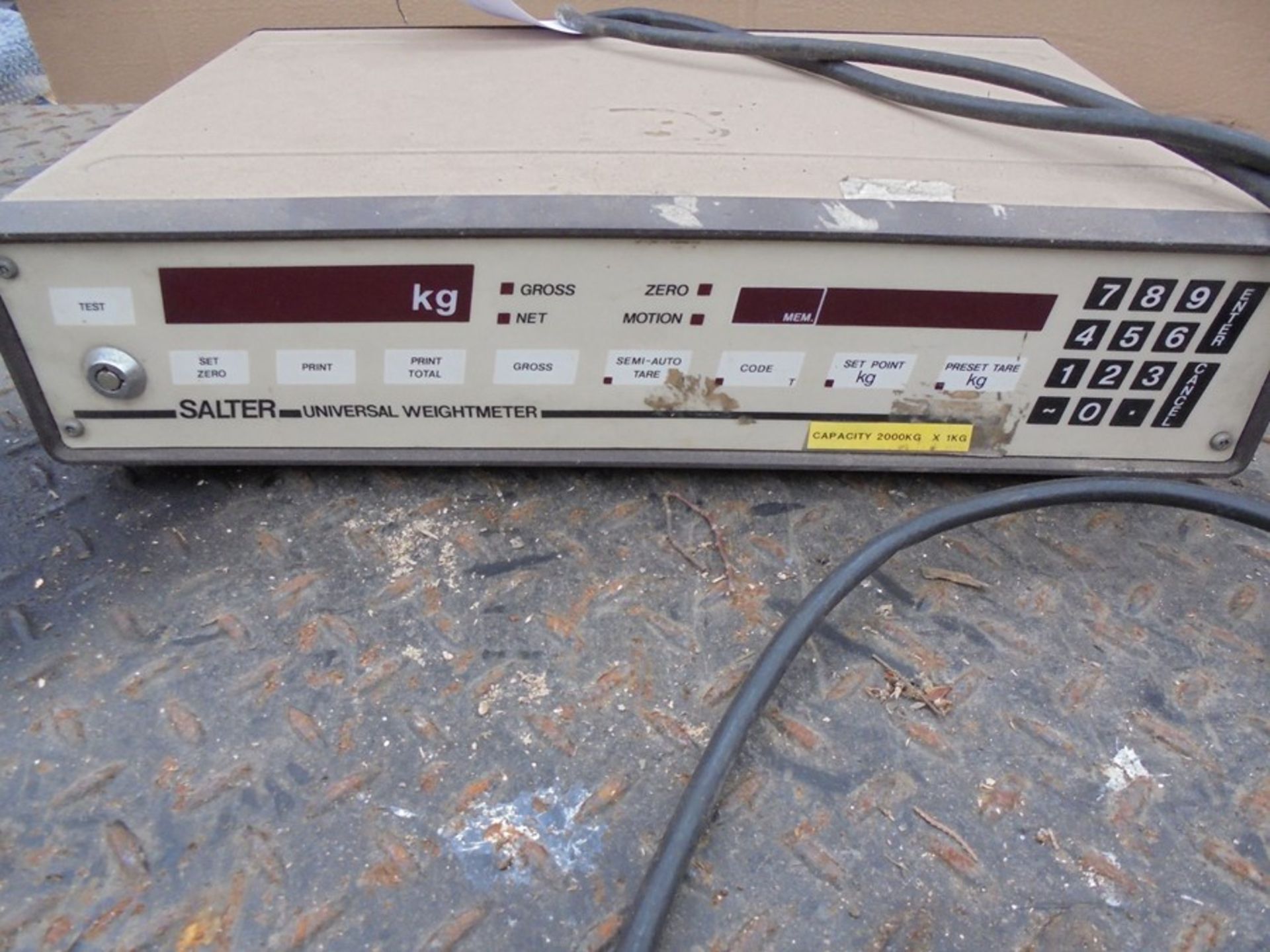 Used Salter industrial scales 2000kgs 125 x 125cms. - Image 3 of 3